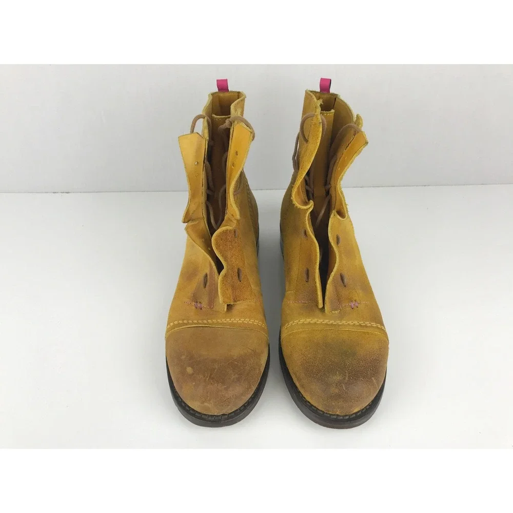 Ted Baker Mens Boots TBM583 Tan Suede Lace Up Ankle Boots Size US 9 UK 8 EU‎ 42